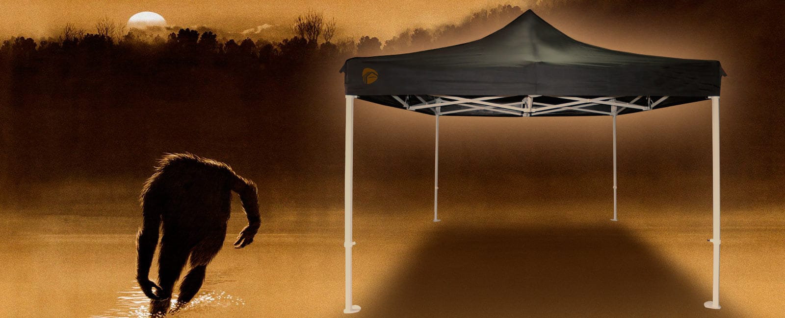 Carpa plegable profesional BigFoot en uso